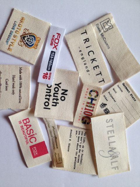 COTTON PRINTED LABEL 6 